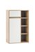 Schildmeyer Mali Highboard, licht eiken decoratie/ mat wit