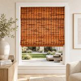 CHICOLOGY Stores plissés en bambou, choix intelligent, stores écologiques pour fenêtres filtrant la lumière, haute qualité, idéal pour la maison, castor, 89 x 162,6 cm (L x H)