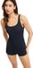 Roxy Love Boyleg Maillot de bain Bleu, Noir S Femme