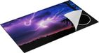 Chefcare Inductie Beschermer Blikseminslagen in een Paarse Hemel - Onweer - 95x55 cm - Inductie Mat
