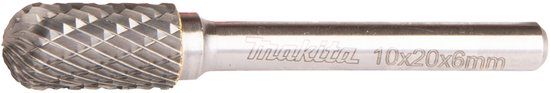 Makita B-52750 HM-frees cil. met ronde kop v. metaal - Stiftfrees - Metaal