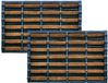 Benson Paillasson - 2x - caoutchouc avec brosses coco - 40 x 60 cm - paillasson extérieur