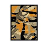 Homemania Abstracte afbeelding, ingelijst, voor woonkamer, slaapkamer, meerkleurig, van MDF, polyester, 40 x 2,5 x 60 cm