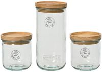 Set EDM Product Set van 3 Potjes EDM 869702 Transparant