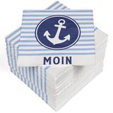 HEKU 100 servetten, 3-laags, 33 x 33 cm, Moin, absorberend en praktisch verpakt, brede keuze, ideaal voor speciale gelegenheden