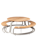 Wunder The Circle Picknicktafel Gris Clair RAL7044
