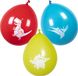 Boland Set 6 latex ballonnen Dino party - Multi - Knoopballon