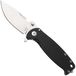 DPx HEST/F DPHSF450, Stonewashed Sleipner, Aluminium noir couteau de poche