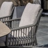 4 Seasons Outdoor Manolo Alicante dining tuinset 180x95xH75 cm 7 delig antraciet