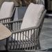 4 Seasons Outdoor Manolo Alicante dining tuinset 180x95xH75 cm 7 delig antraciet