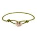 LIEBESKIND BERLIN femme bijoux - chaîne, boucles d'oreilles & bracelet avec ineinander verschlungenen Ringen en acier inoxydable en or rose, Olive