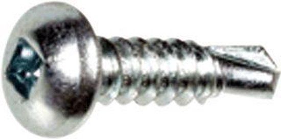 Proftec PROF plaatschroef, staal, 19mm, el verz, cilinderkop, 4.2mm