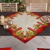 PETTI Artigiani Italiani Kersttafelloper 90 x 90 cm