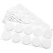 Adsamm® 100 x Zelfklevende Viltglijders Wit Ø 45 mm Rond 3,5 mm Dik Meubel- en Vloerbescherming
