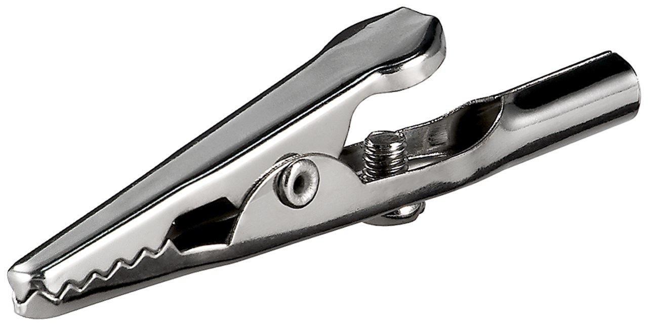 Goobay Alligator Clip - Stainless Steel - Female - Straight - 50V - 10 Pack
