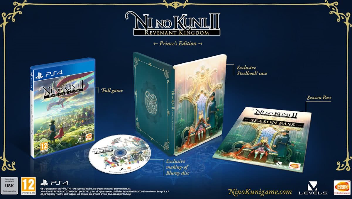 Namco Bandai Ni No Kuni II: Revenant Kingdom - Prince s Edition - PS4 PlayStation 4