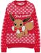 Difuzed Pokemon - Eevee Christmas Jumper (Red)