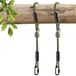 Merkloos Omgoods - Lot de 2 cordes robustes pour balancelle - Réglables, pour une utilisation extérieure