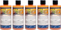 Claudius Cosmetics B.V. Showerscrub Sweet Orange & Cedarwood 500 ml - set van 5 stuks - verfrissende scrubgel - exfoliërende bodyscrub