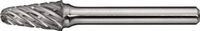 tecwerk KEL Frässtift KEL Special Steel D.12mm Kopfl.25mm Schachtd.6mm HW Verkruizing TW
