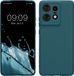 kwmobile telefoonhoesje geschikt voor Motorola Edge 50 Pro - Hoesje voor smartphone - Precisie camera uitsnede - In petrol