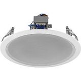 Monacor EDL-18 PA-plafondluidspreker 10 W 100 V Blanc 1 pièce(s)