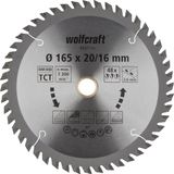 Wolfcraft Cirkelzaagblad 165x20/16mm - 48 Tanden