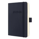 Sigel weekagenda 2025/2026 Conceptum A5 zwart softcover 18 maanden