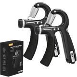Handtrainer Set van 2 handtrainers, onderarmtrainers, verstelbare handgreep, 5-60 kg