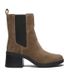 Timberland Bellevaux dunkelbraune Chelsea Leder-Stiefeletten (39.5 W)