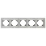 S-EMPOT.ALUMINIO Plata Marco 5ELEM.Hori