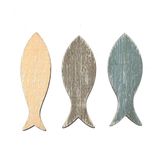 Glorex 6 1860 188 – vissen van hout, 24 stuks, 6,8 x 2,3 x 0,5 cm
