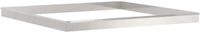 vidaXL Slakkenhekken 20 st 100 x 3,5 x 25 cm Roestvrij staal Zilver