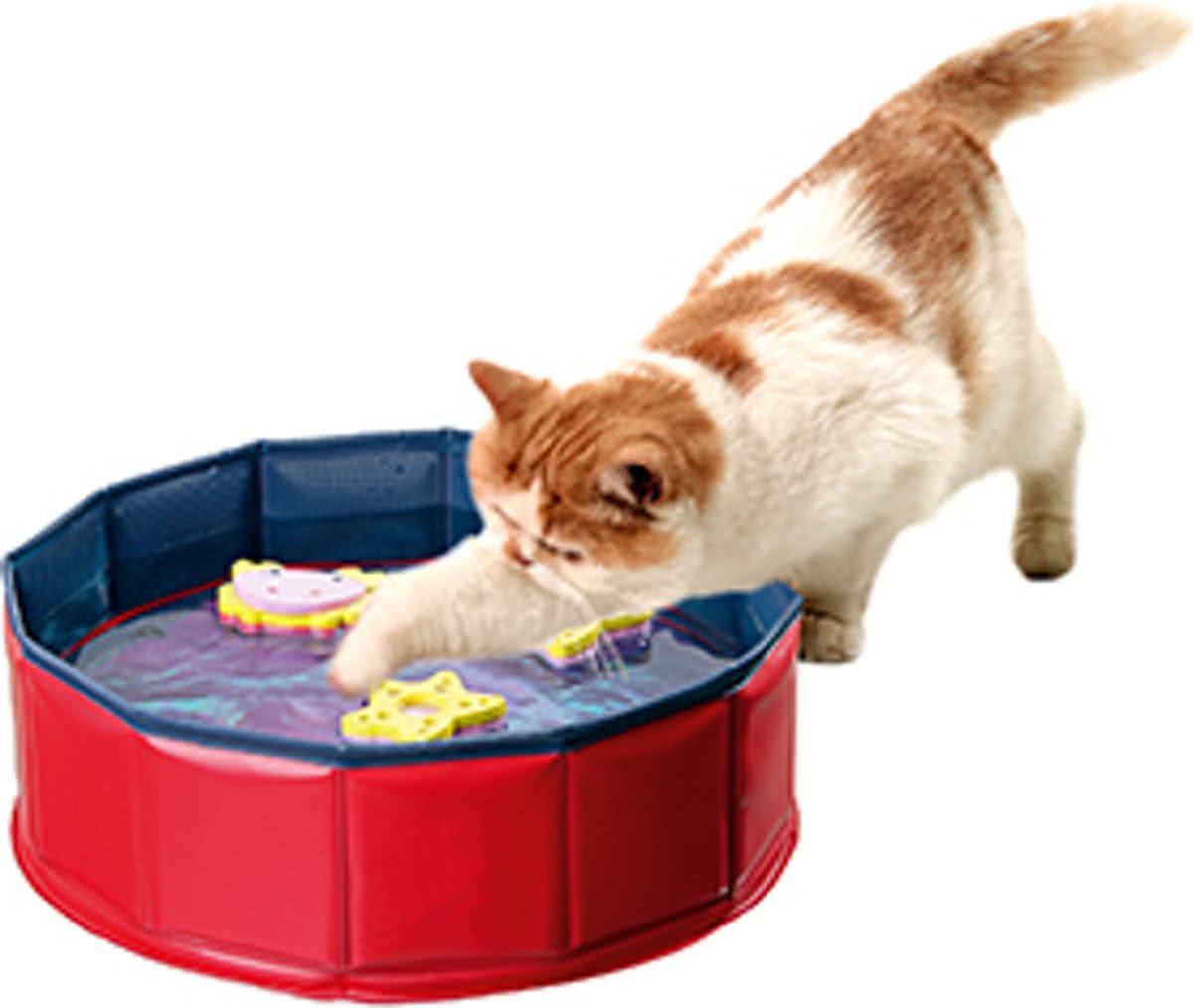 KARLIE-FLAMINGO KARLIE Speelmuis * kitty lake - Blauw/Rood - 30 x 10cm