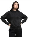 Puma Sweater Dames ESS Elevated Relaxed Wash Hoodie Zwart - Maat S