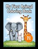 Animal Coloring Book for Kids ages 3-6