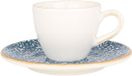 Bonna Calif - Tasse à expresso & soucoupe - 80 cc - Porcelaine - set de 6