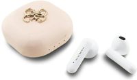 Guess Bluetooth oortjes- TWS - 4G Metal Logo - Roze