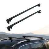 Relaxdays dakdrager voor open dakreling, 124 cm, spanwijdte 110 cm, zwart
