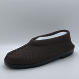 EUROCONFORTO Calcitec - Euroconforto Gebreide Portugese Schoen - Bruin Kastanje - Maat 35 - Instappers - Pantoffel