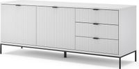 Vicco Eliza Lowboard – 150 x 60 cm met 3 laden, 2 deuren Wit