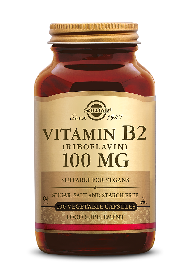 Solgar Vitamine B-2 100 mg Capsules