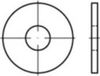 TOOLCRAFT Onderlegringen 8.4 mm 24 mm Staal Galvanisch verzinkt 100 stuk(s)