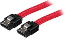 StarTech 3 m Vergrendelbare SATA-kabel Rood