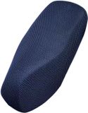 Merkloos / Sans marque HORCONDORM S.R.L. Antislip & waterdichte motorzadelhoezen, 3D-gaas zadelhoezen, Ademend stoelbeschermingskussen (Blauw, XXL)