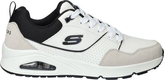 Skechers Uno Retro One Sneakers - Heren - Wit - Maat 45 - Wit - Lente/Zomer 2025