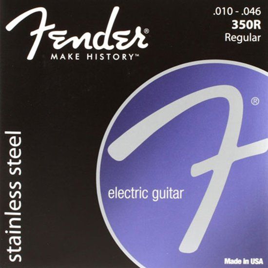 Fender Snarenset Elektrisch Stainless Steel F-350R