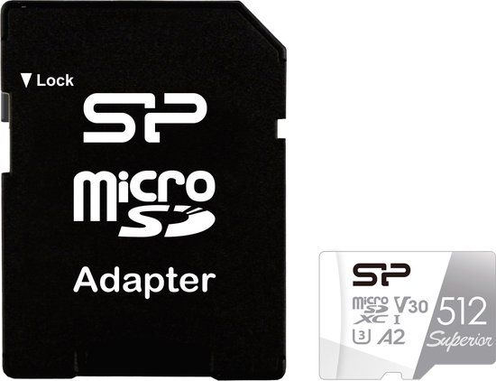 Silicon Power Superior 512 GB MicroSDXC UHS-I Klasse 10