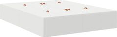 vidaXL Opbergbedframe Wit 135 x 190 cm