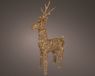 Rendier microled 45 lampjes bruin soft gold